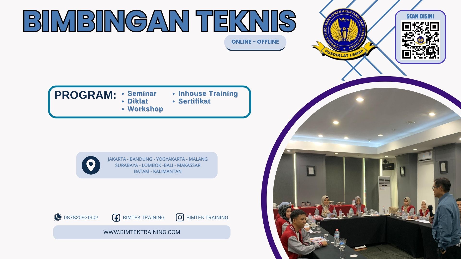 Bimtek Pengelolaan Website serta Medsos SKPD/OPD Terkini 2025-2026