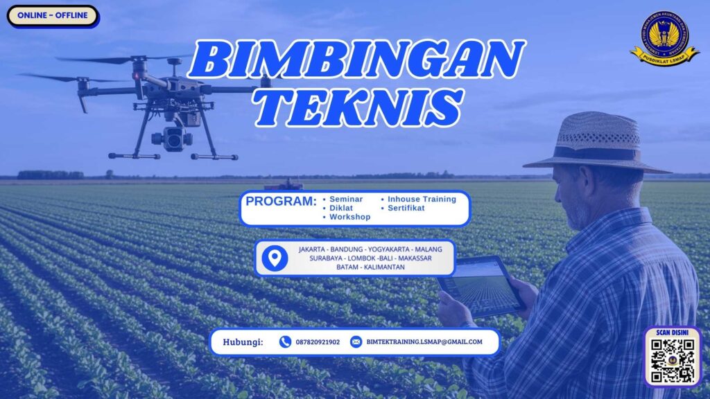 Bimtek Penggunaan Drone untuk Monitoring Lahan Pertanian & Perkebunan: Solusi UAV Pertanian Cerdas 2025–2026