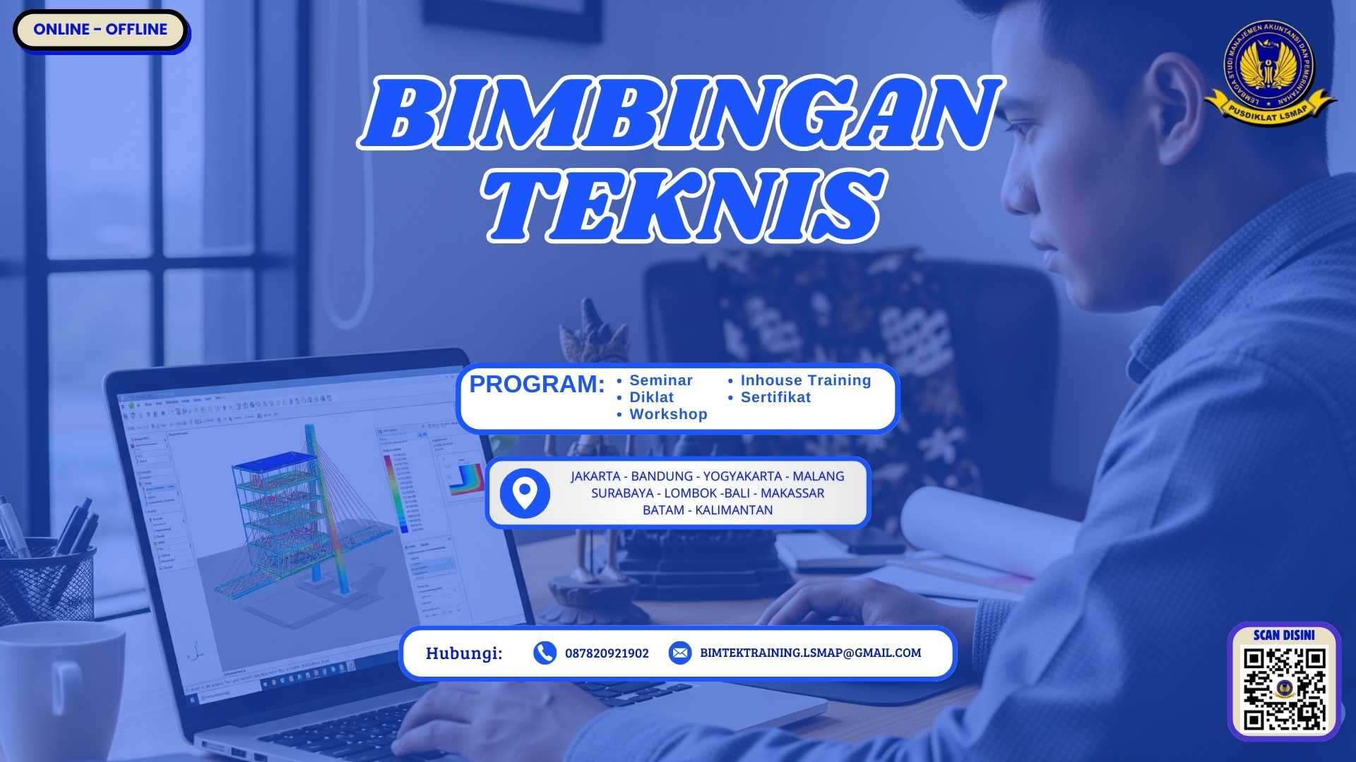Bimtek SAP 2000 Terbaru 2025/2026: Pelatihan Lengkap Desain & Analisis Struktur untuk Insinyur Sipil