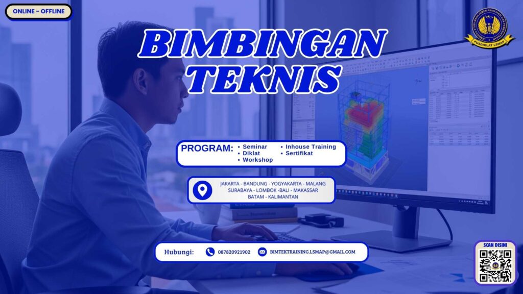 Pelatihan ETABS Terbaru 2025/2026: Bimtek Perancangan Struktur Bangunan Gedung Sesuai Standar Terkini