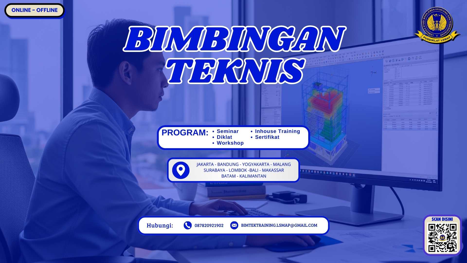 Pelatihan ETABS Terbaru 2025/2026: Bimtek Perancangan Struktur Bangunan Gedung Sesuai Standar Terkini