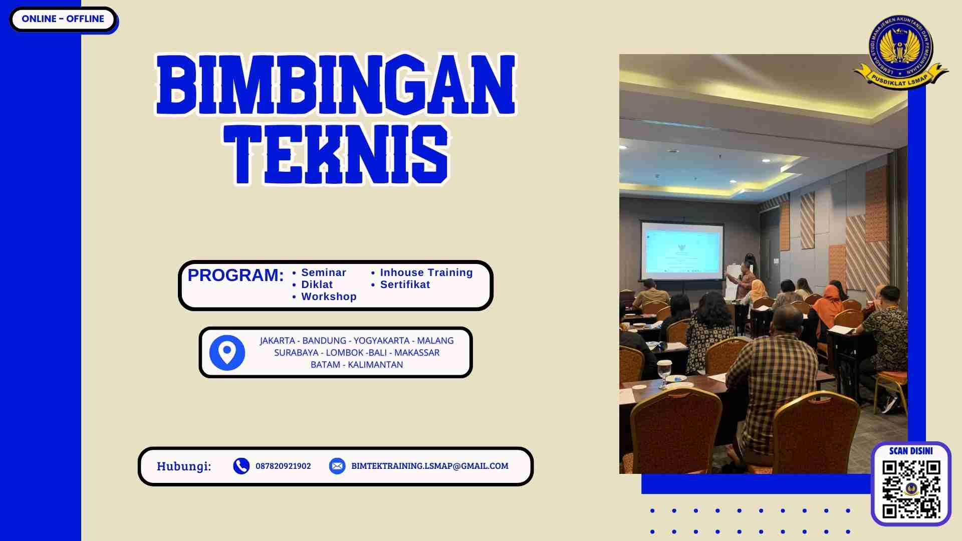 Bimtek Evaluasi Tender Pekerjaan Konstruksi Terbaru 2025-2026 - Pelatihan Pengelolaan Proyek Konstruksi Efektif dan Praktis