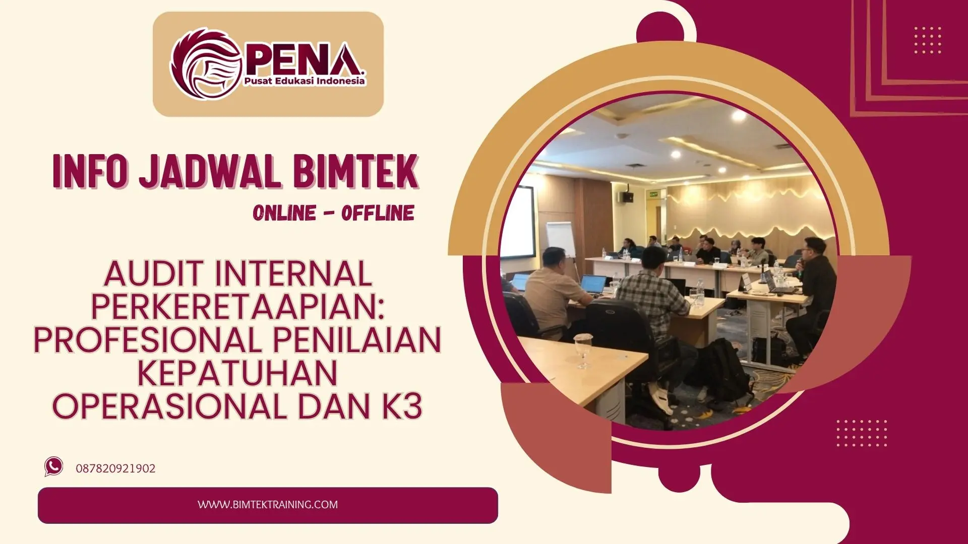 Info Jadwal Bimtek Audit Internal Perkeretaapian: Profesional Penilaian Kepatuhan Operasional dan K3 2026-2027