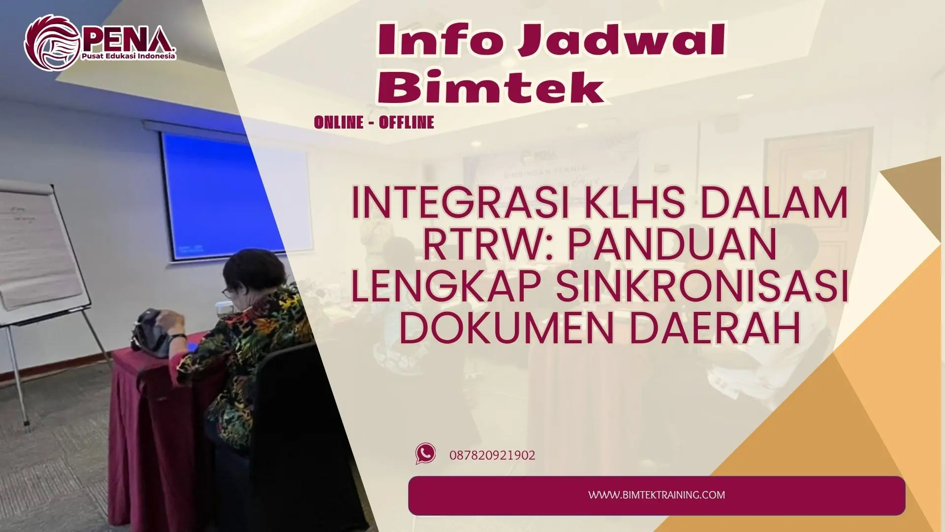 Info Jadwal Bimtek Integrasi KLHS dalam RTRW: Panduan Lengkap Sinkronisasi Dokumen Daerah 2026-2027