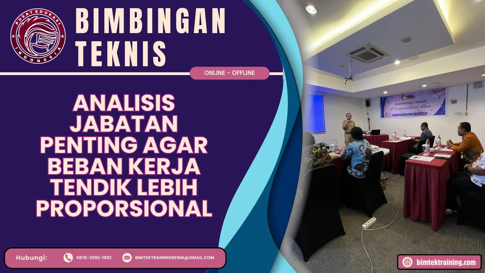 Bimtek Analisis Jabatan Penting agar Beban Kerja Tendik Lebih Proporsional 2026-2027