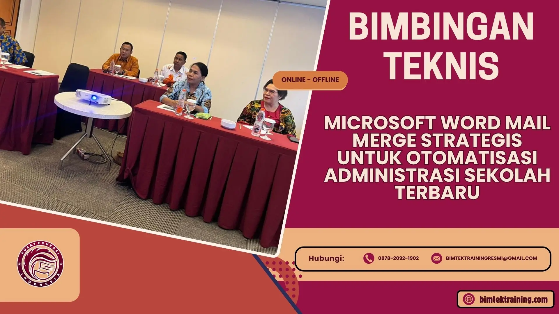 Bimtek Microsoft Word Mail Merge Strategis untuk Otomatisasi Administrasi Sekolah Terbaru