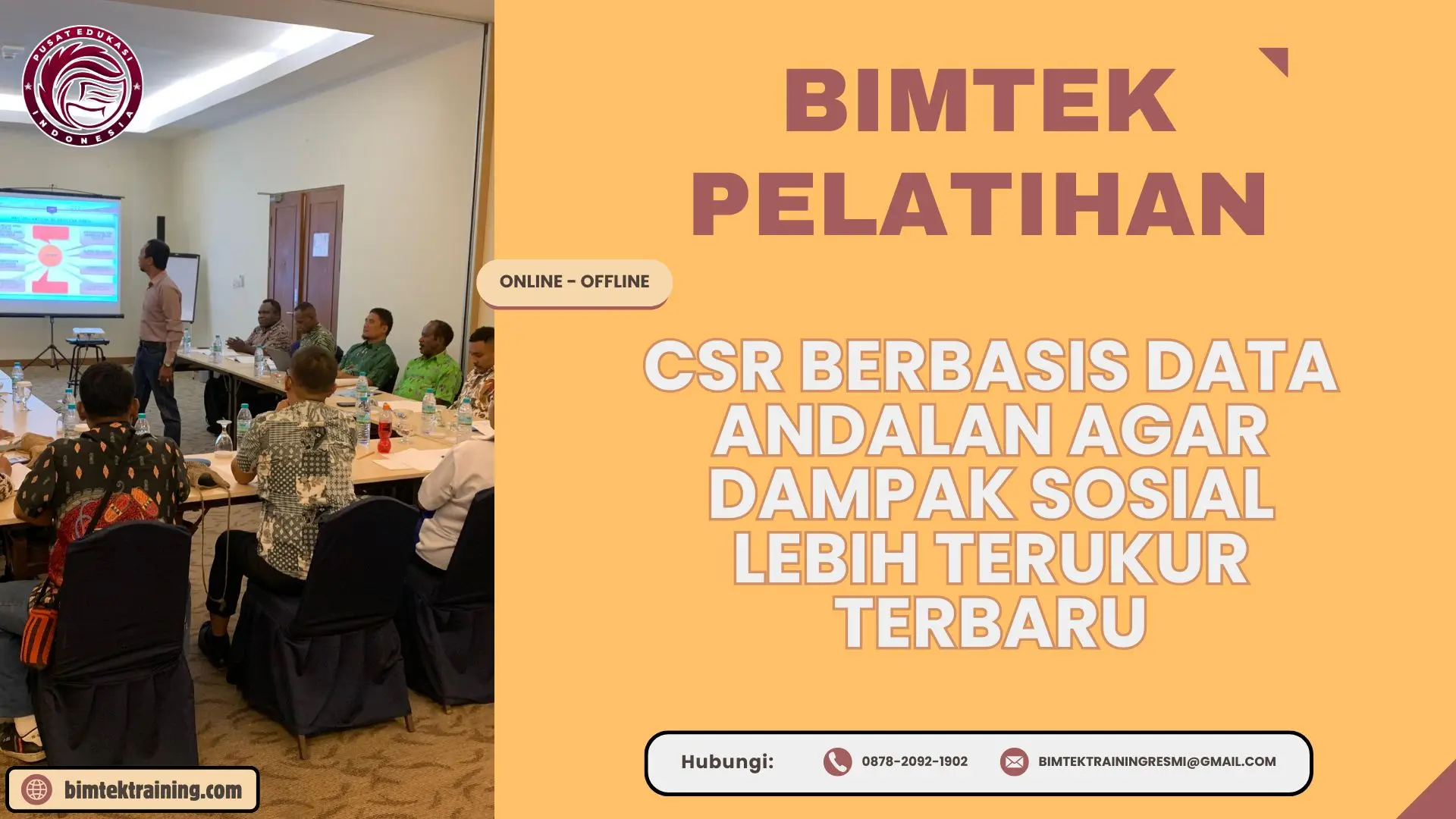 Bimtek Pelatihan CSR Berbasis Data Andalan agar Dampak Sosial Lebih Terukur Terbaru