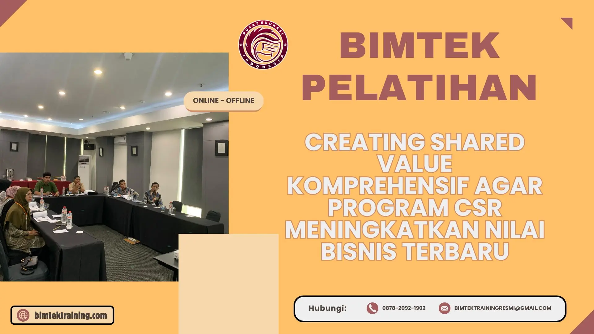Bimtek Pelatihan Creating Shared Value Komprehensif agar Program CSR Meningkatkan Nilai Bisnis Terbaru