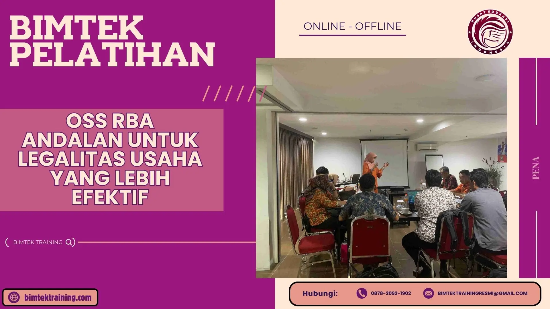 Bimtek Pelatihan OSS RBA Andalan untuk Legalitas Usaha yang Lebih Efektif 2026-2027