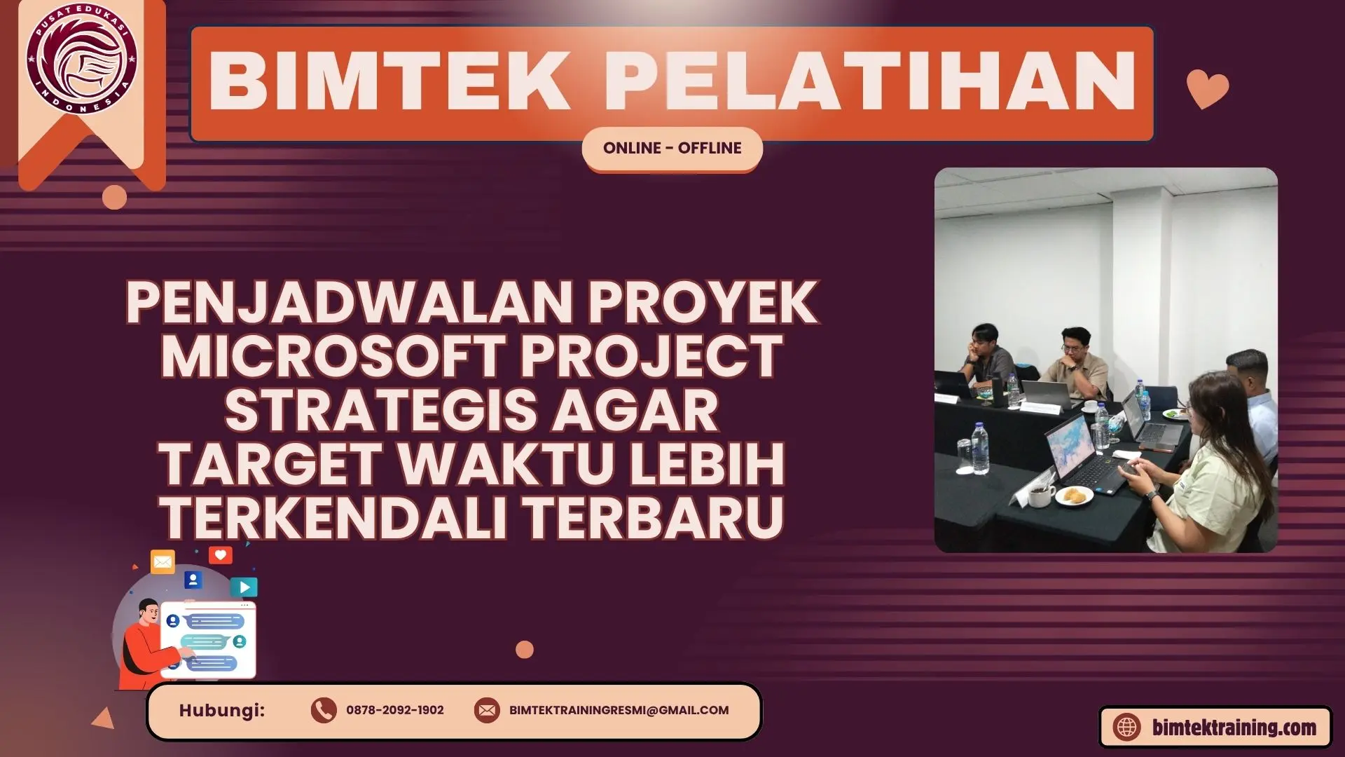 Bimtek Pelatihan Penjadwalan Proyek Microsoft Project Strategis agar Target Waktu Lebih Terkendali Terbaru