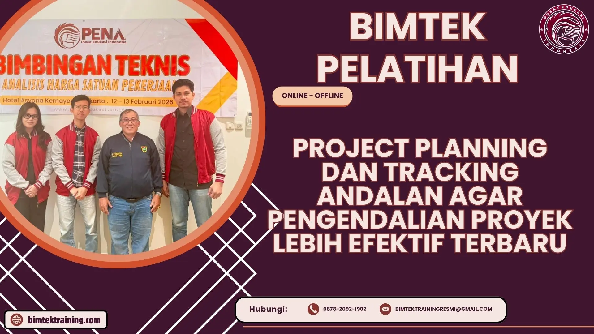 Bimtek Pelatihan Project Planning dan Tracking Andalan agar Pengendalian Proyek Lebih Efektif Terbaru