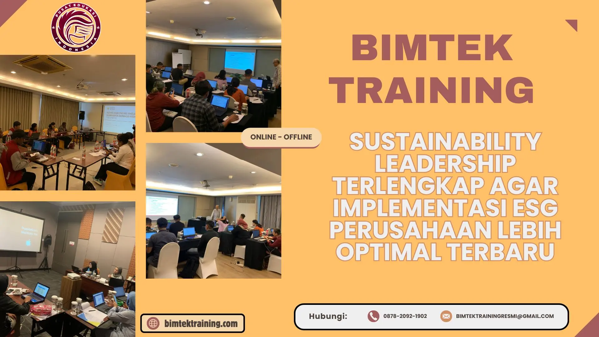 Bimtek Training Sustainability Leadership Terlengkap agar Implementasi ESG Perusahaan Lebih Optimal Terbaru