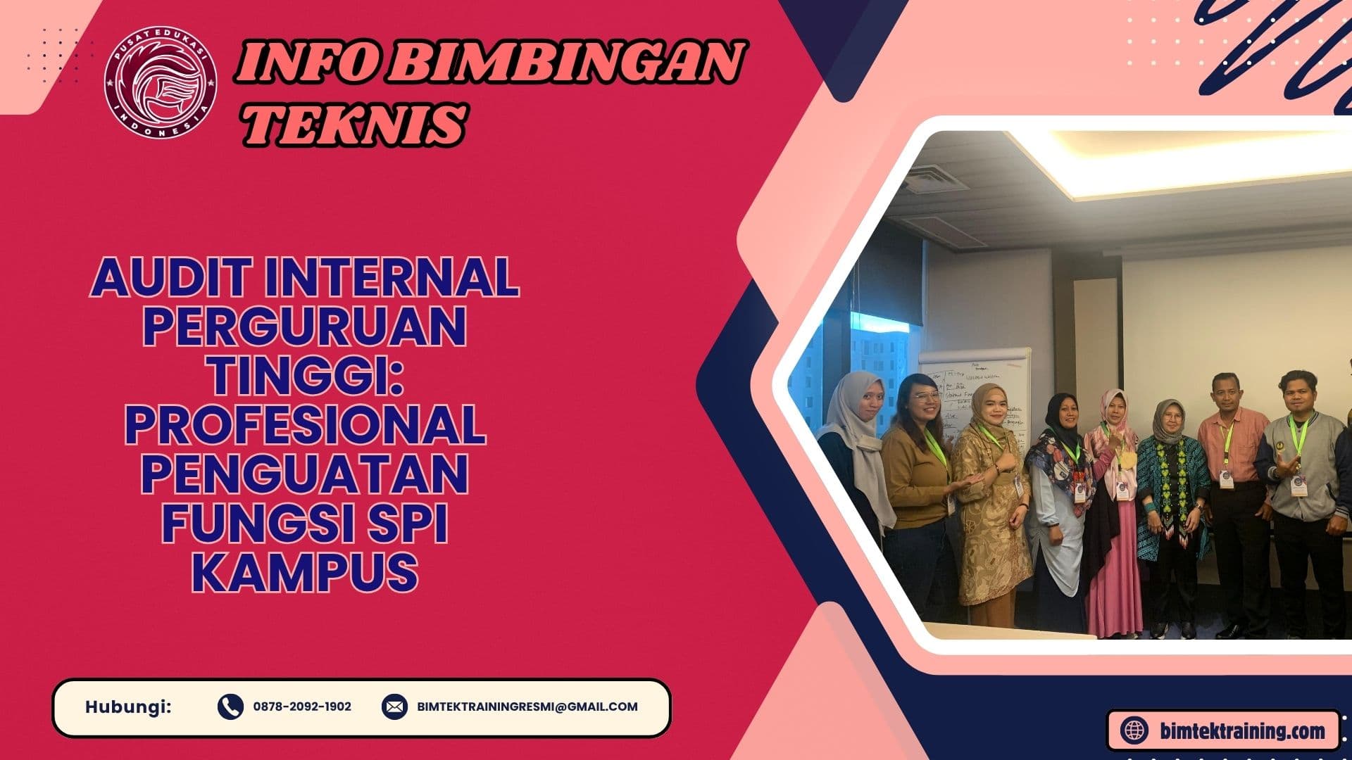 Info Bimtek Audit Internal Perguruan Tinggi: Profesional Penguatan Fungsi SPI Kampus 2026-2027