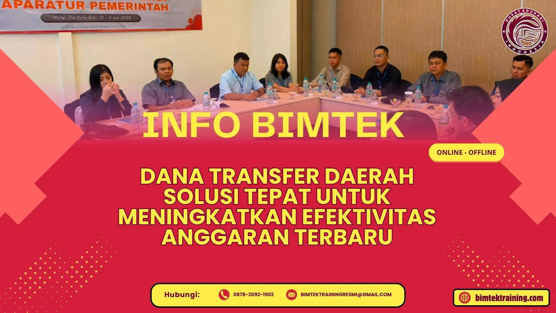 Info Bimtek Dana Transfer Daerah Solusi Tepat untuk Meningkatkan Efektivitas Anggaran Terbaru 2026-2027