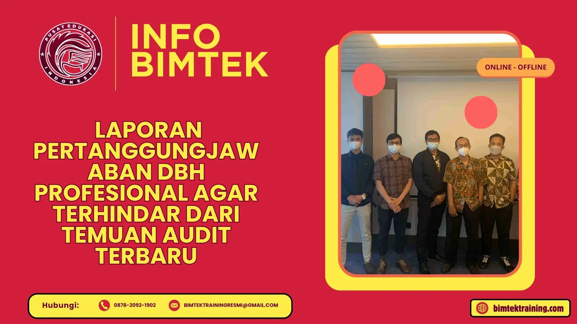 Info Bimtek Laporan Pertanggungjawaban DBH Profesional agar Terhindar dari Temuan Audit Terbaru 2026-2027