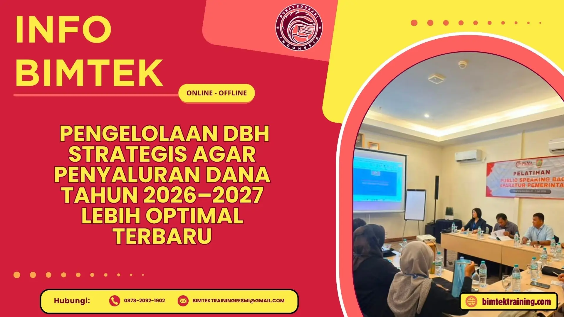 Info Bimtek Pengelolaan DBH Strategis agar Penyaluran Dana Tahun 2026–2027 Lebih Optimal Terbaru