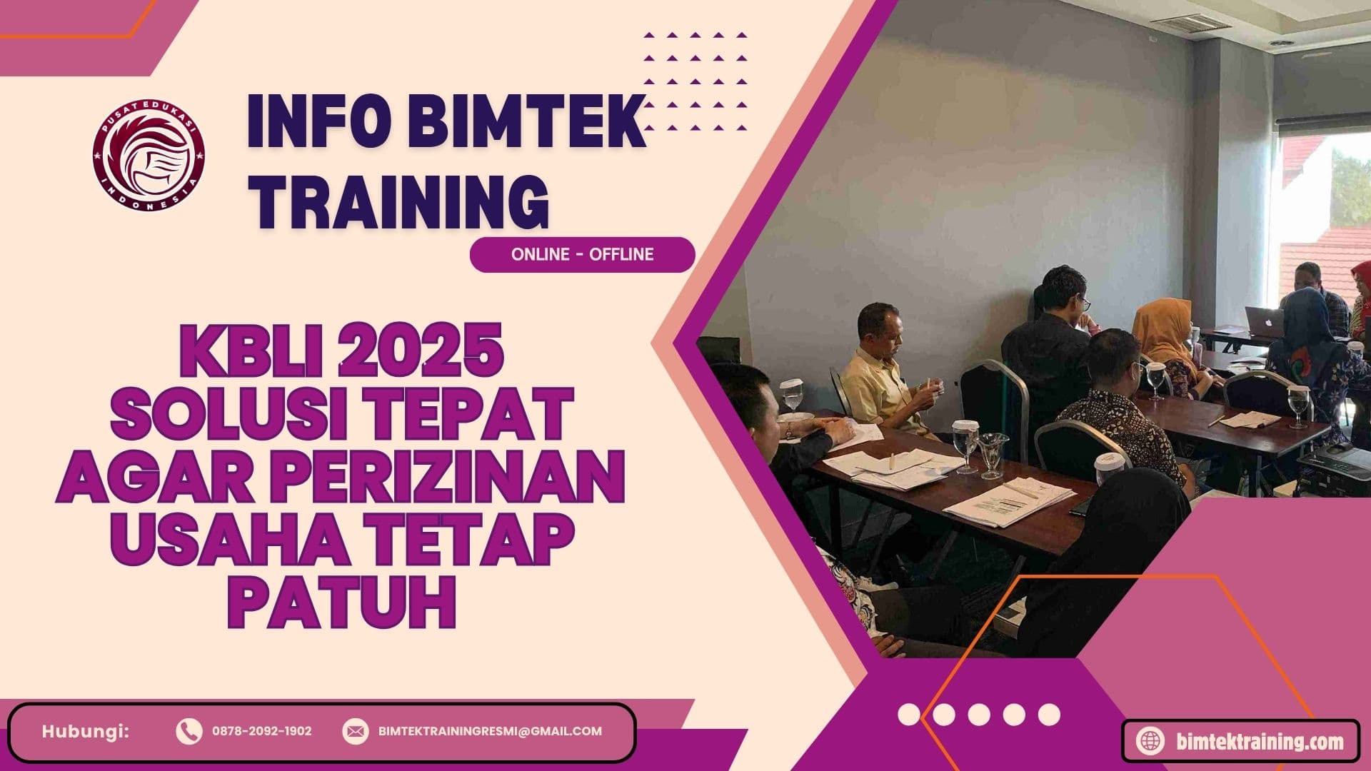 Info Bimtek Training KBLI 2025 Solusi Tepat agar Perizinan Usaha Tetap Patuh