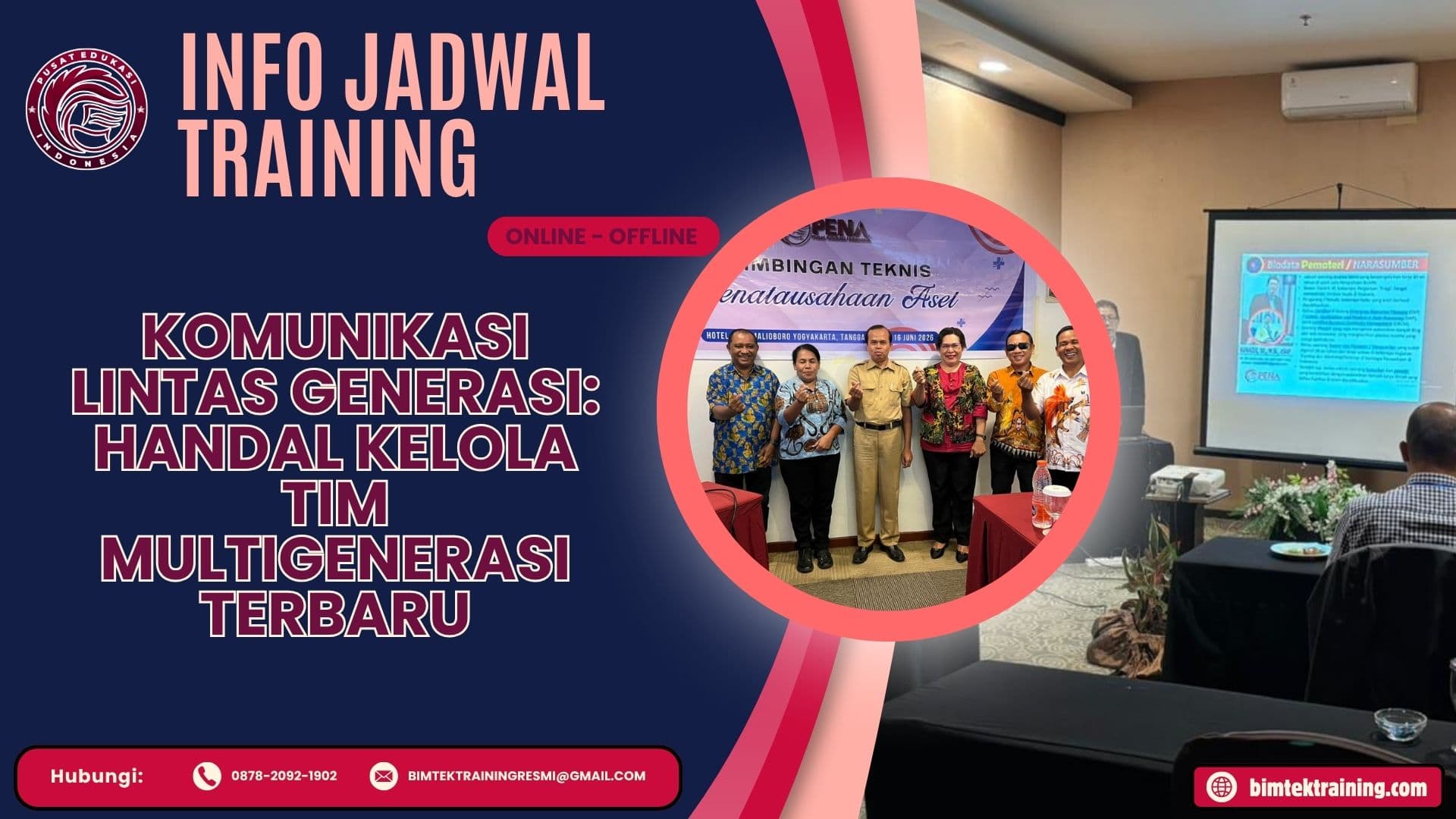 Info Jadwal Training Komunikasi Lintas Generasi: Handal Kelola Tim Multigenerasi Terbaru 2026-2027