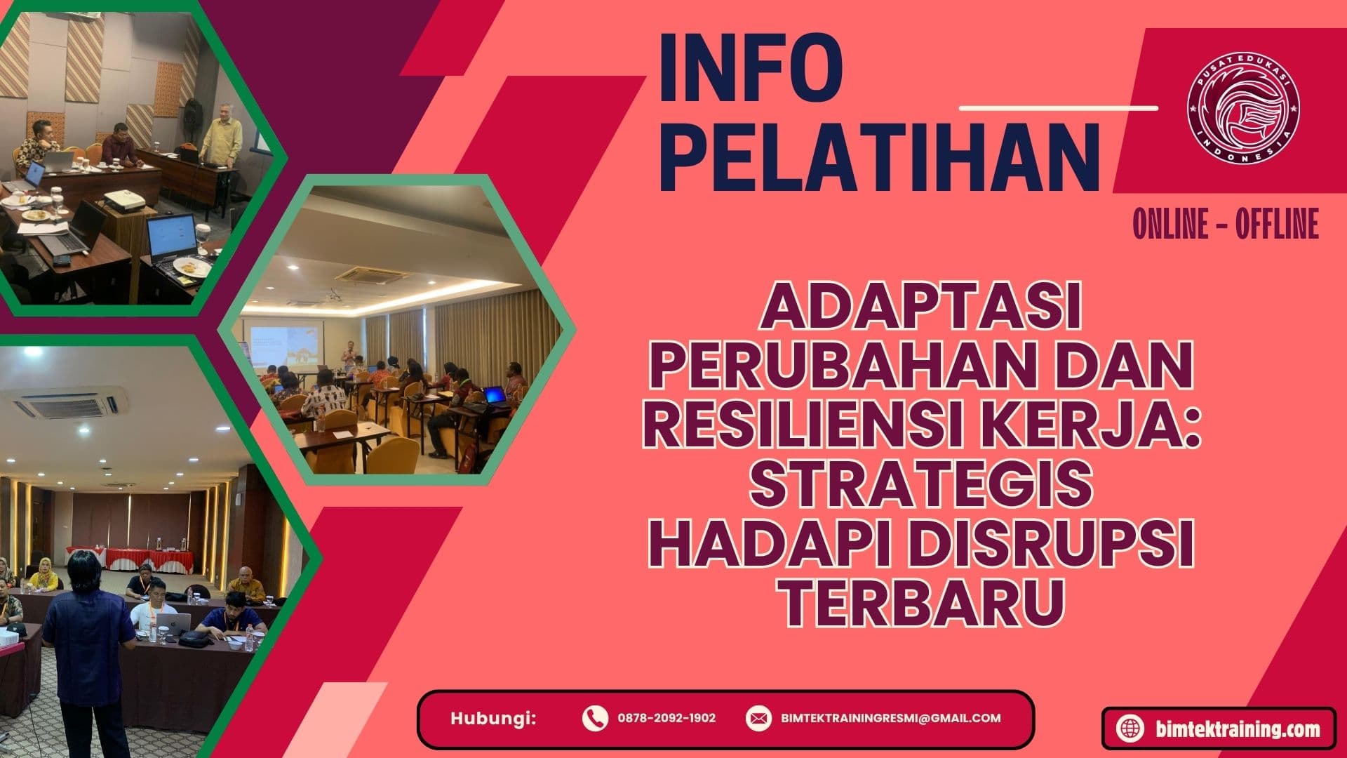 Info Pelatihan Adaptasi Perubahan dan Resiliensi Kerja Strategis Hadapi Disrupsi Terbaru 2026-2027