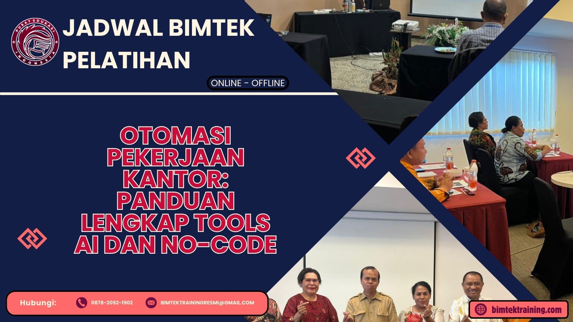 Jadwal Bimtek Pelatihan Otomasi Pekerjaan Kantor: Panduan Lengkap Tools AI dan No-Code 2026-2027