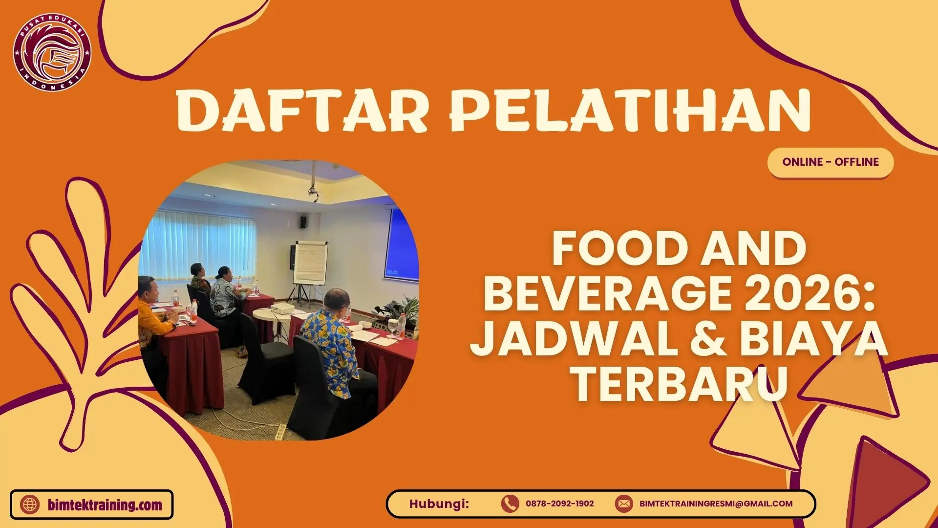 Daftar Pelatihan Food and Beverage 2026: Jadwal & Biaya Terbaru
