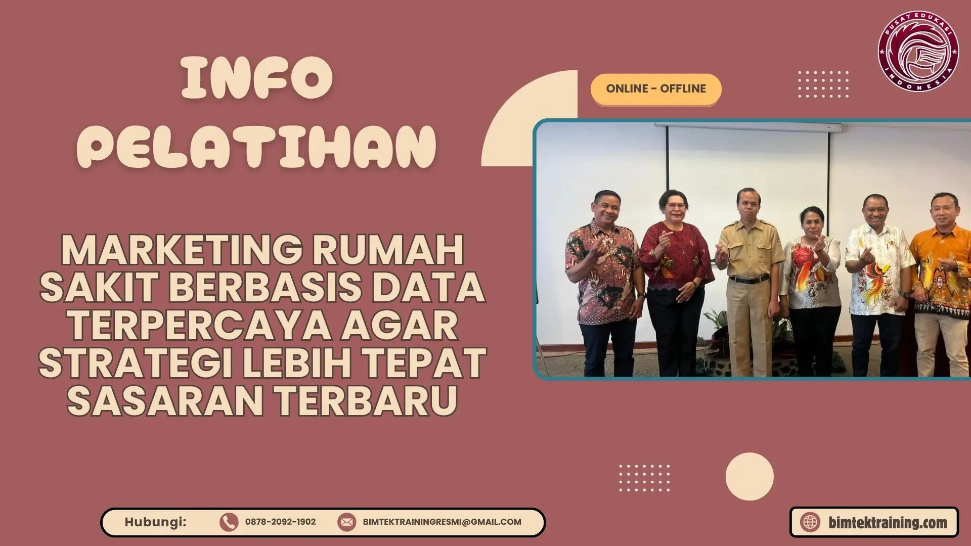 info Pelatihan Marketing Rumah Sakit Berbasis Data Terpercaya agar Strategi Lebih Tepat Sasaran Terbaru