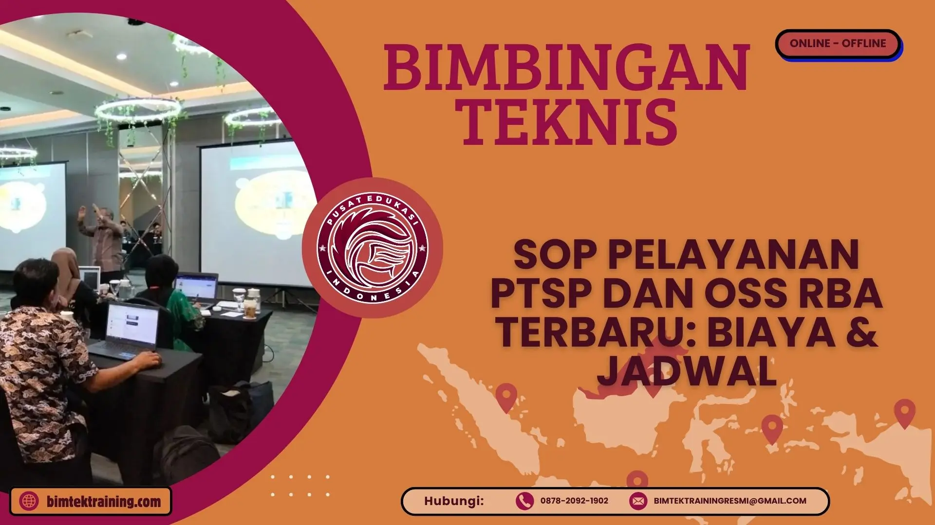 Bimtek SOP Pelayanan PTSP dan OSS RBA: Biaya & Jadwal Pelatihan