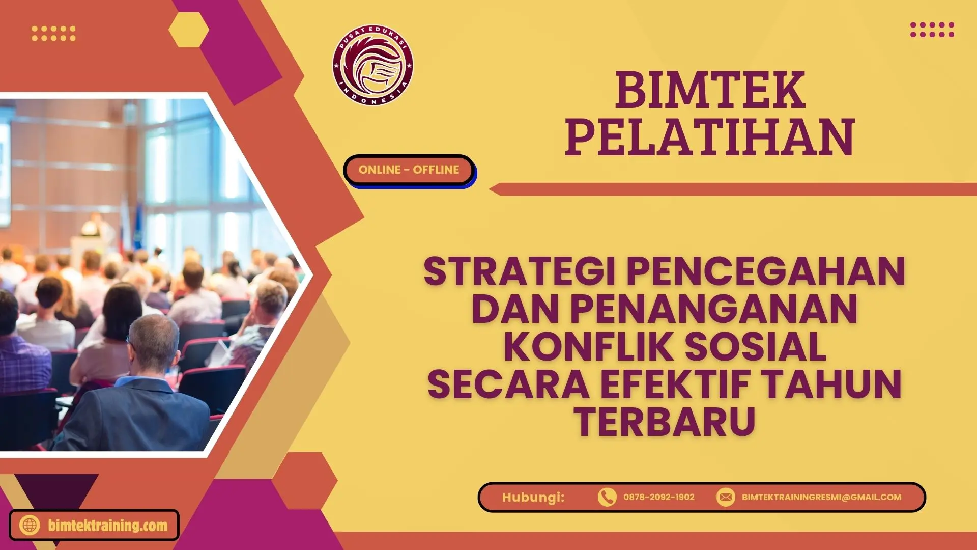Bimtek Strategi Pencegahan dan Penanganan Konflik Sosial 2026 untuk aparatur pemerintah