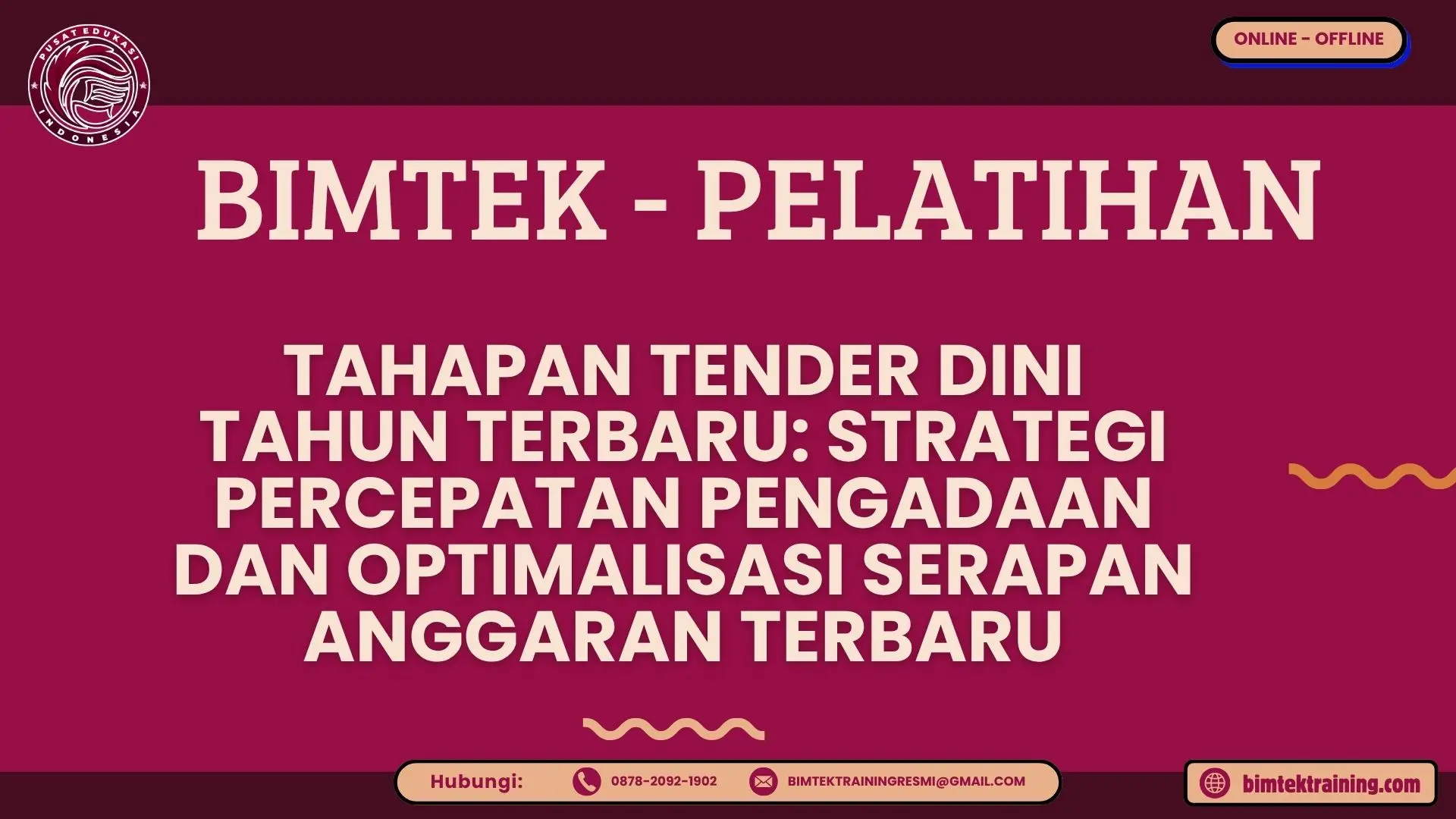Panduan Bimtek Tahapan Tender Dini Tahun 2026-2027: Strategi Percepatan Pengadaan dan Optimalisasi Serapan Anggaran Terbaru
