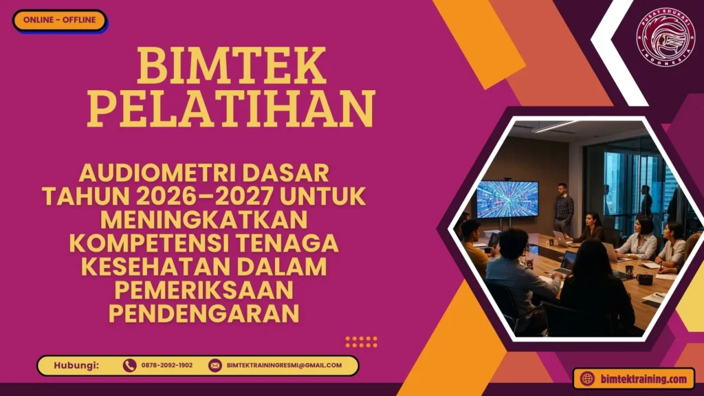 Pelatihan Audiometri Dasar 2026–2027 untuk tenaga kesehatan dalam pemeriksaan pendengaran